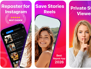 Repost for Instagram app screenshots